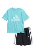 Adidas Performance Graphic T-Shirt & Shorts Set