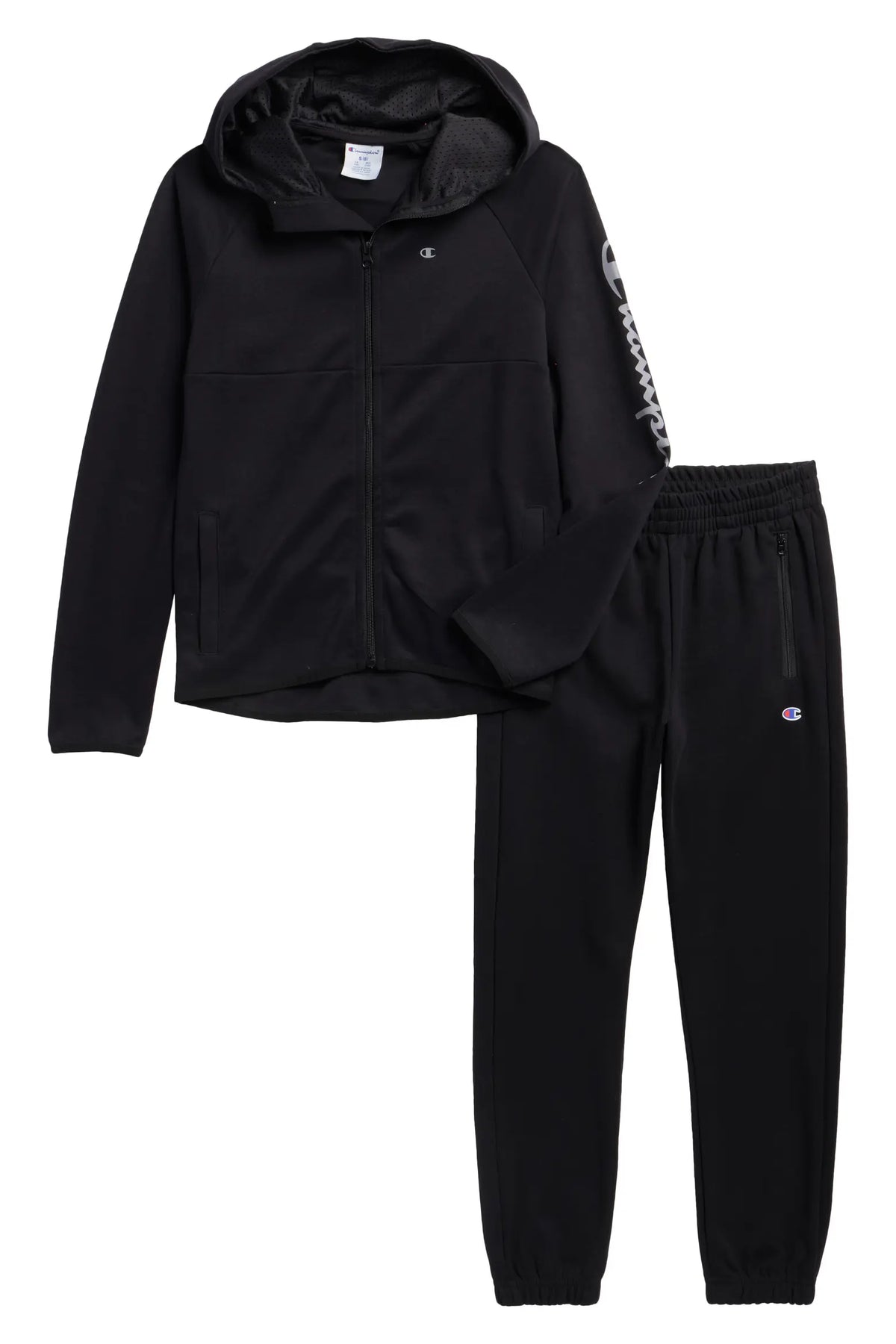 Champion Double Knit Zip Up Hoodie & Pants Set Set