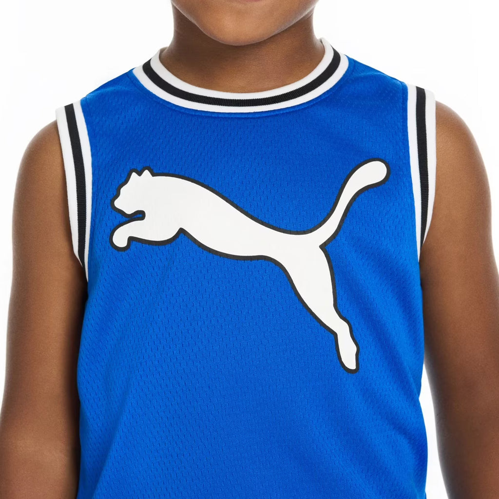 PUMA 3-Piece Tank Top, Shorts & T-Shirt Active Set