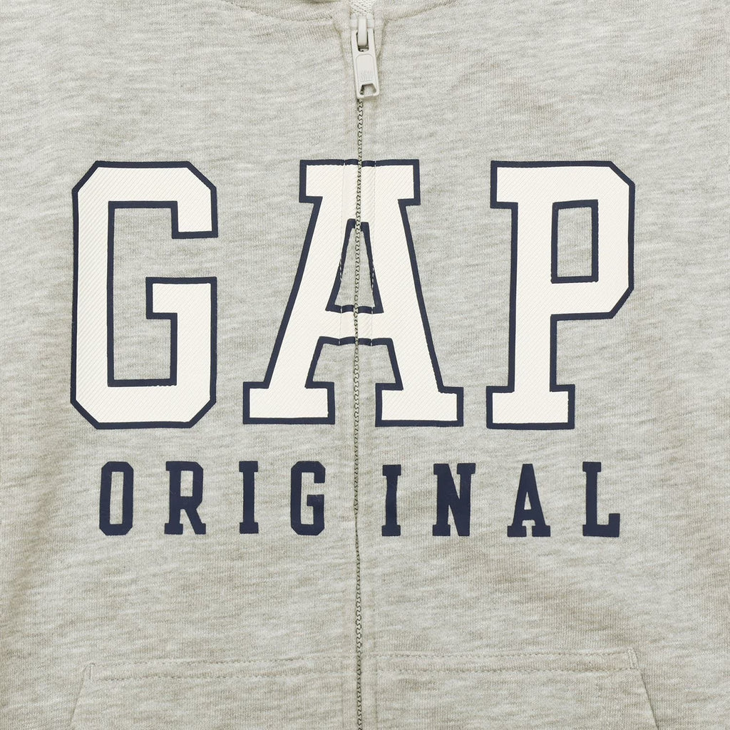GAP Relaxed Logo Zip Hoodie