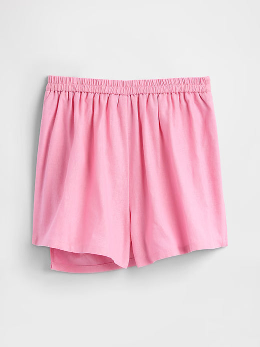 GAP Logo T-shirt and Linen-Blend Wrap Skort