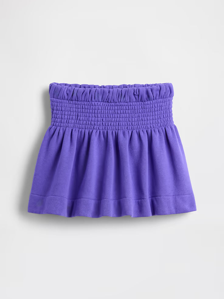 Gap VintageSoft Fleeced Smocked Skirt
