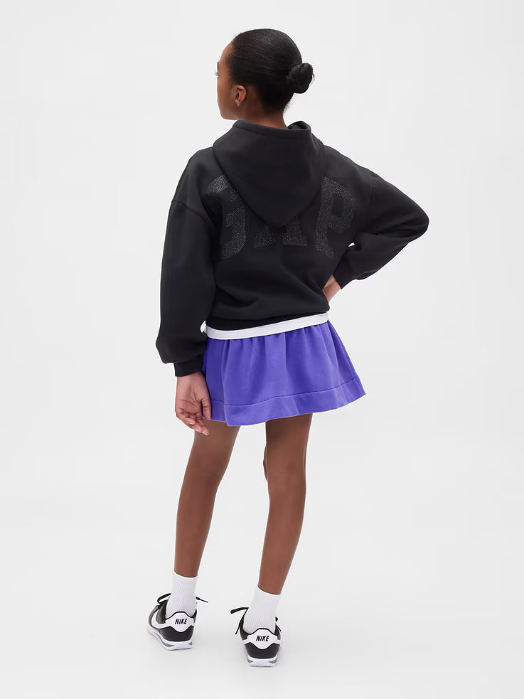 Gap VintageSoft Fleeced Smocked Skirt