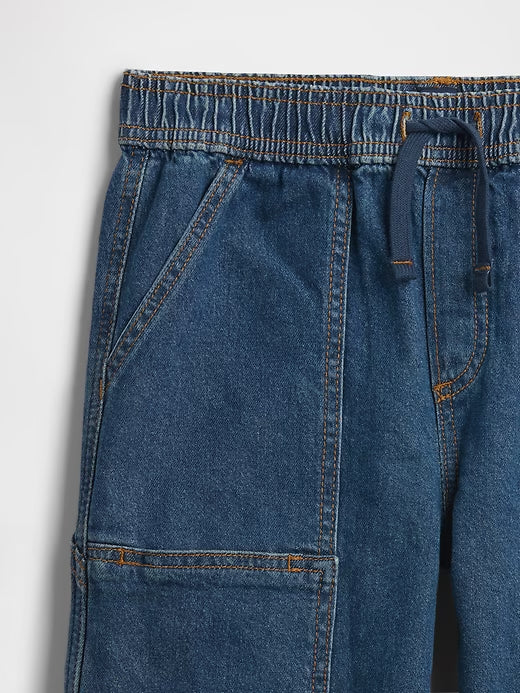 GAP Relaxed Pull-On Denim Joggers