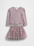 GAP Rib & Tulle Skort Set