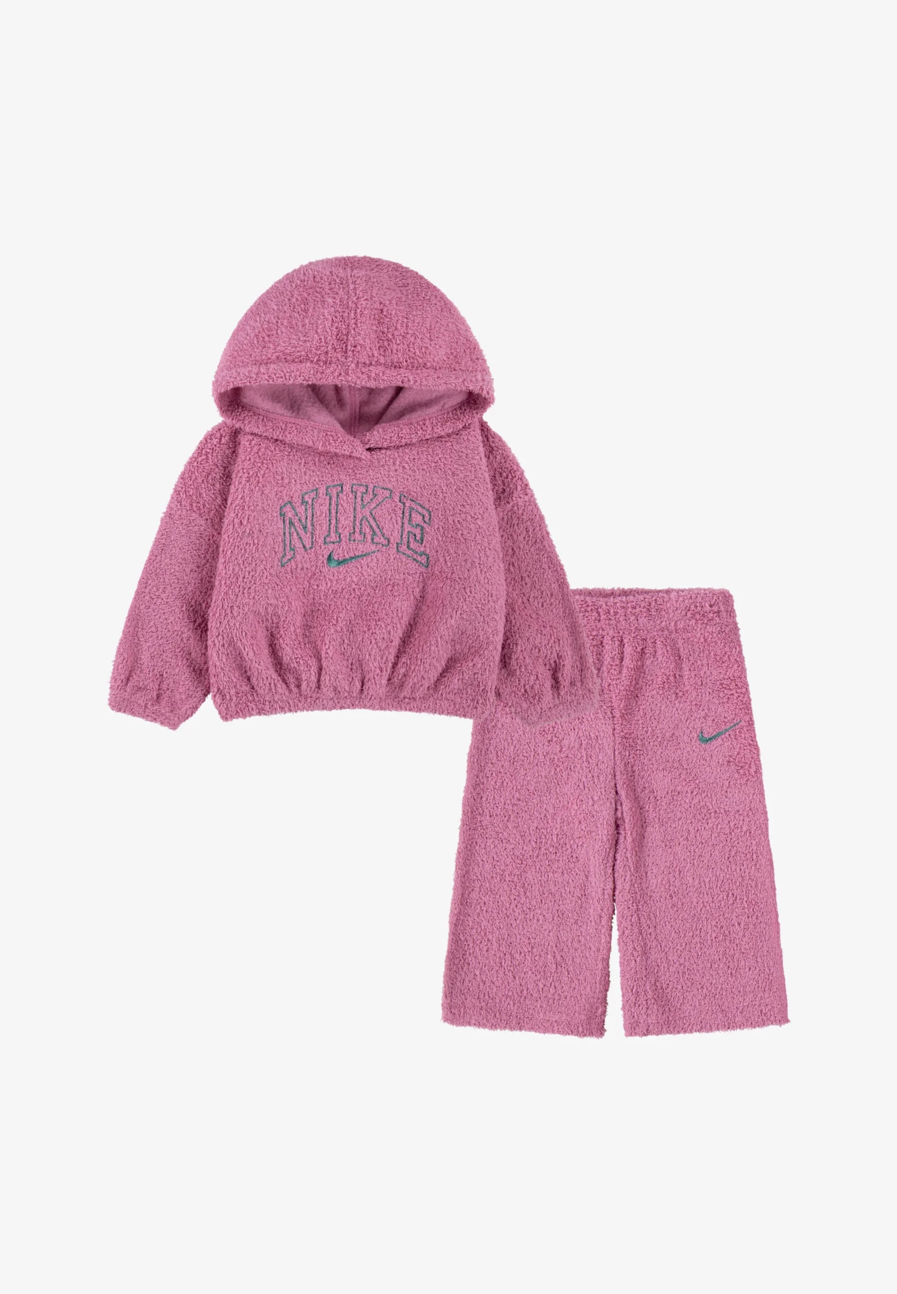 Nike Girls Fuzzy Hoodie & Matching Jogger Pant Set