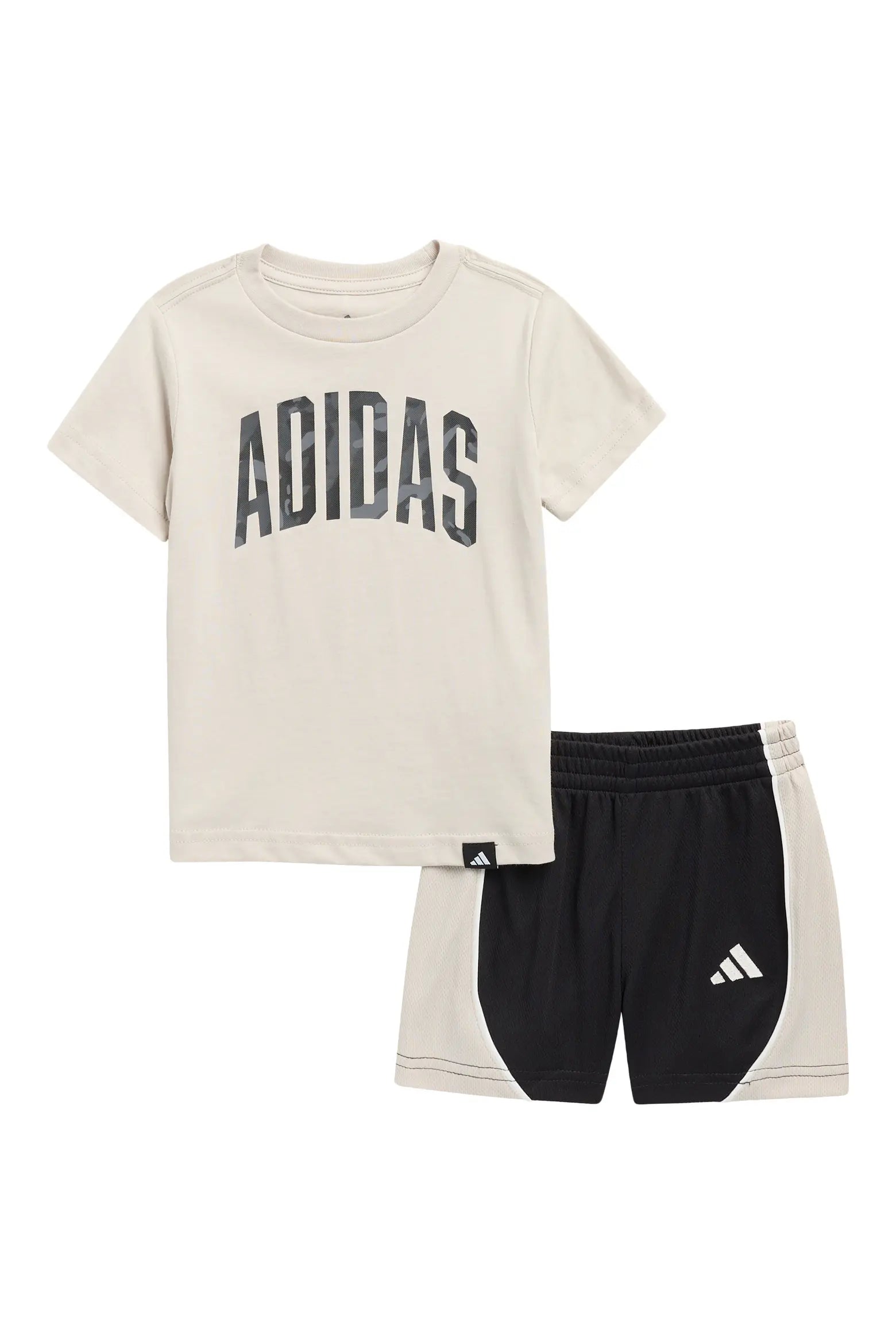Adidas Graphic T-Shirt & Mesh Shorts Set