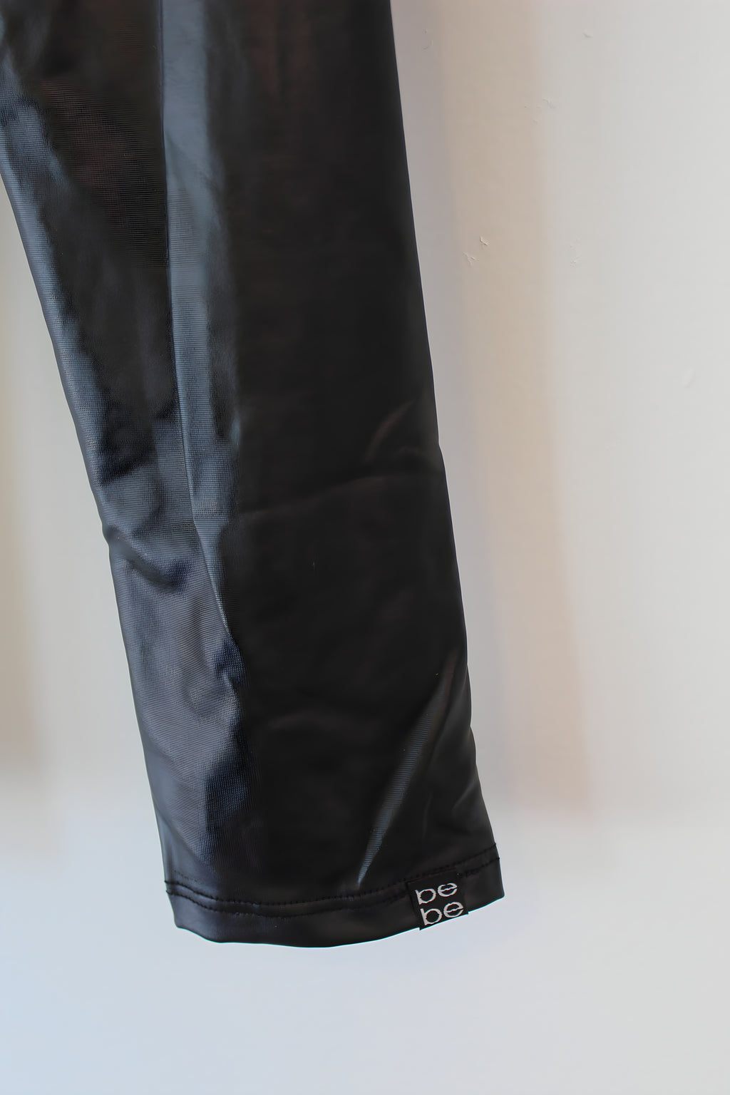 DKNY Fleeced Top & Faux Leather Pant Set