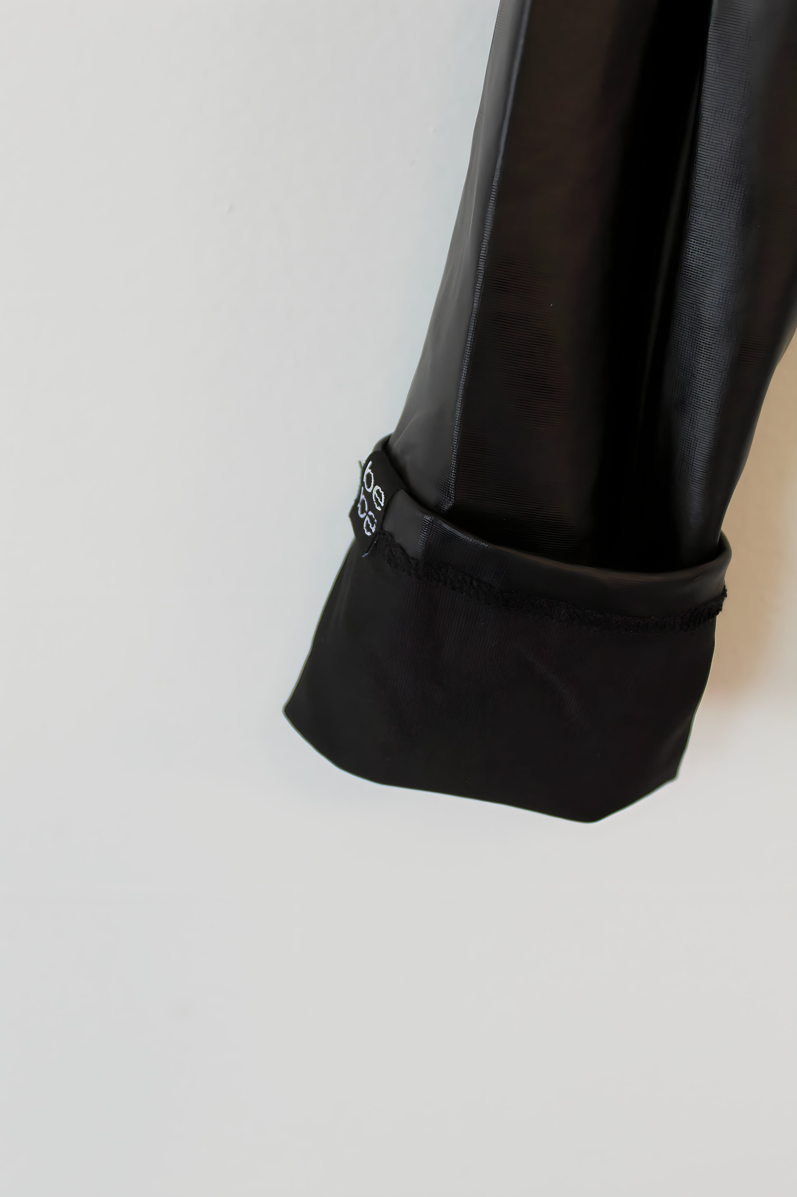 DKNY Fleeced Top & Faux Leather Pant Set