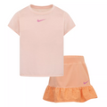 Nike Sunny Swoosh Graphic T-Shirt & Scooter Skort Set