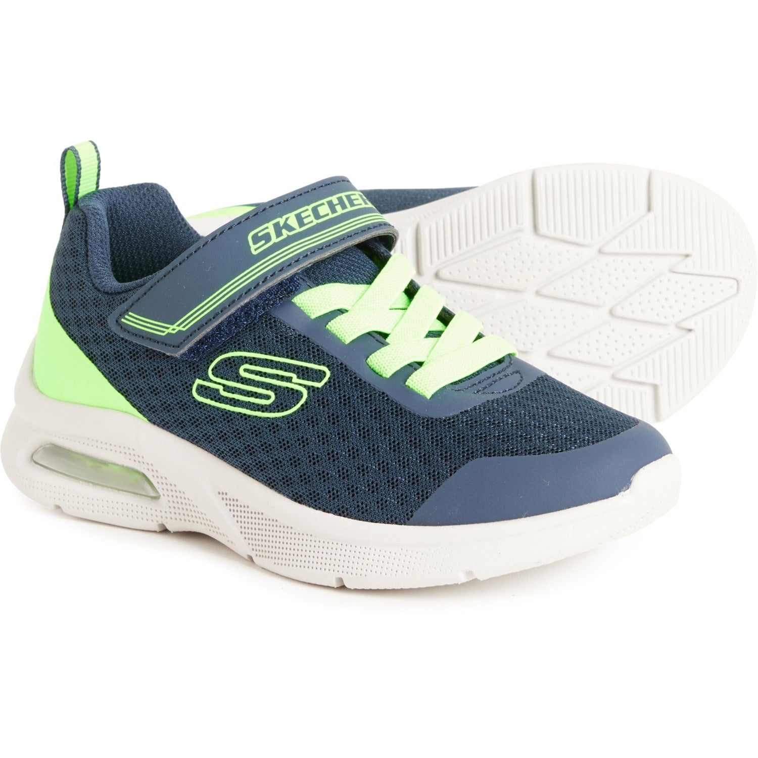 Skechers Boys Microspec Air NVLM Sneakers