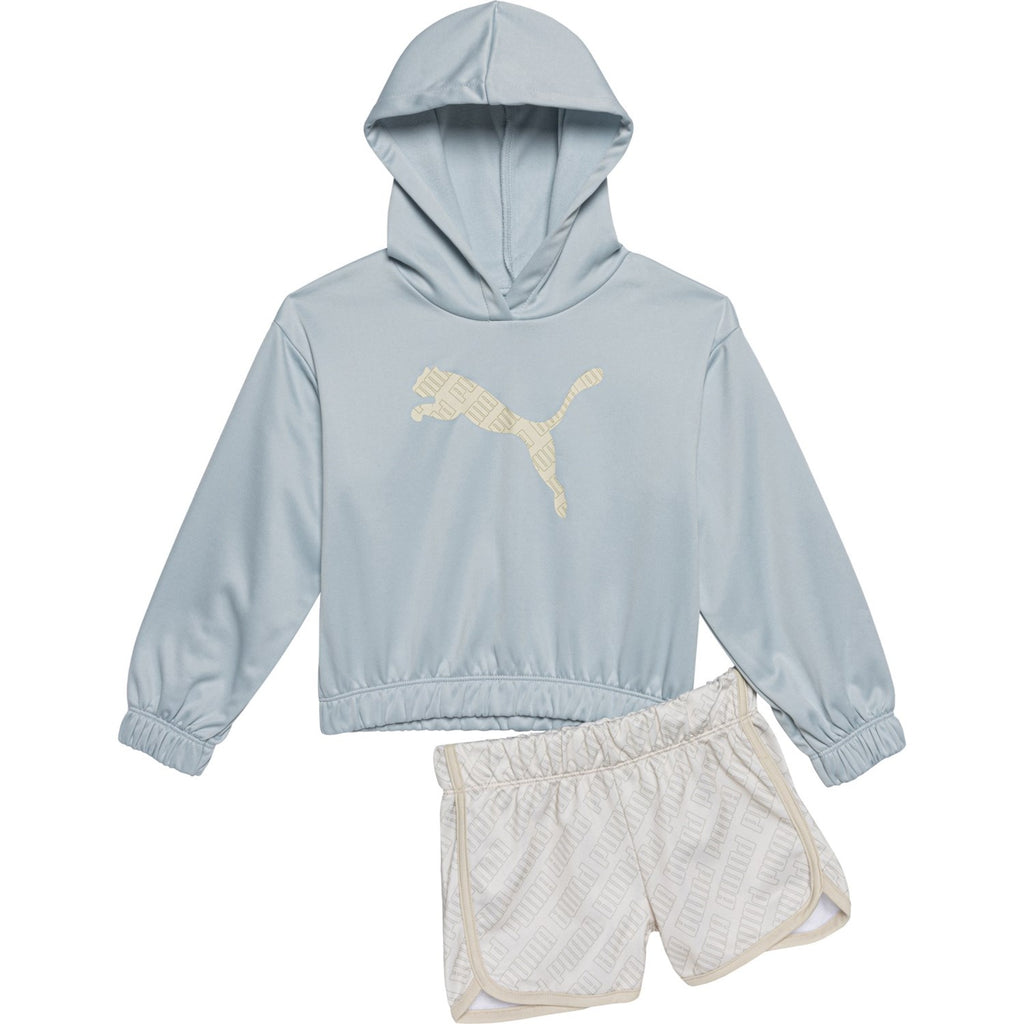 Fleece Hoodie and Tricot Shorts Set