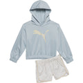 Fleece Hoodie and Tricot Shorts Set