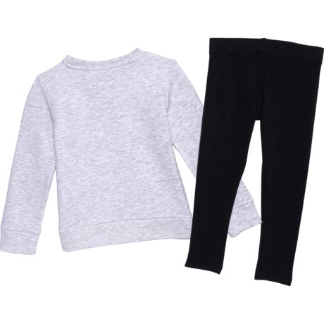 Puma Fleece Crew Neck Sweatshirt and Leggings Set