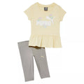 PUMA 2-Piece Ruffle Top & Leggings Set